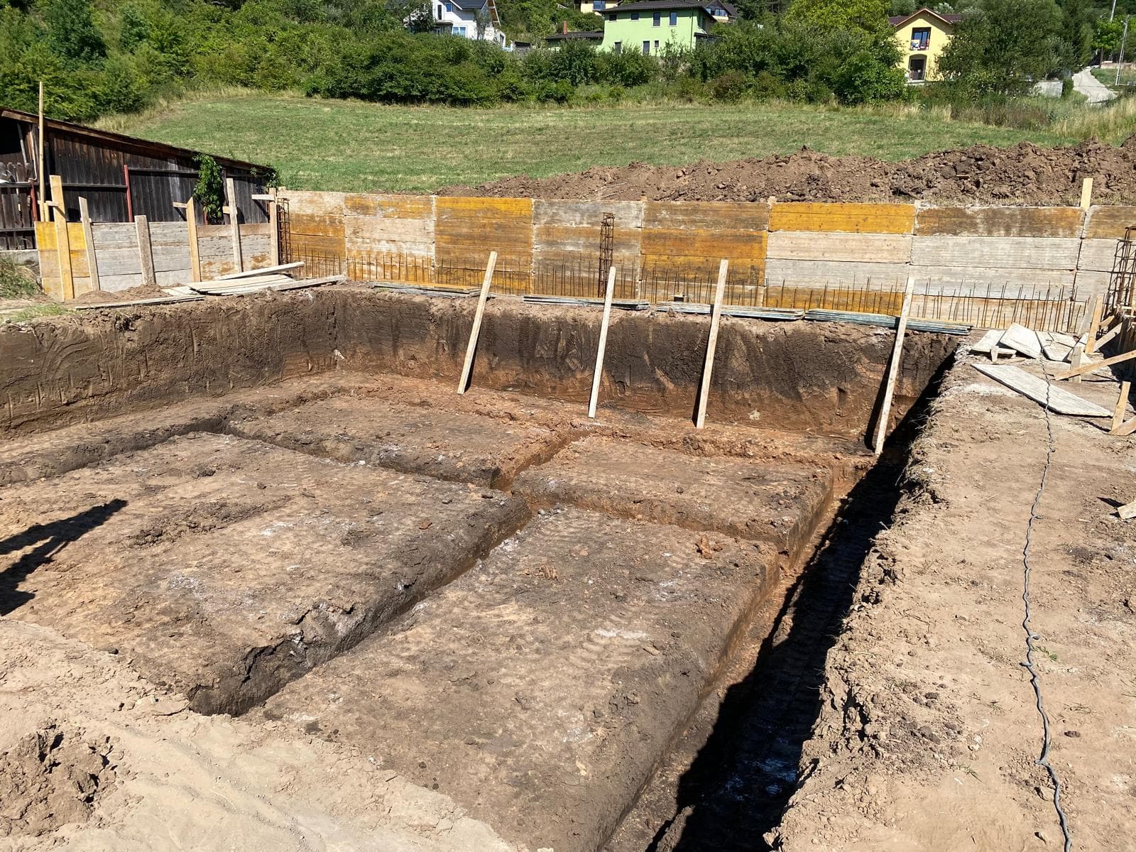 Sapatura exacta fundatie casa