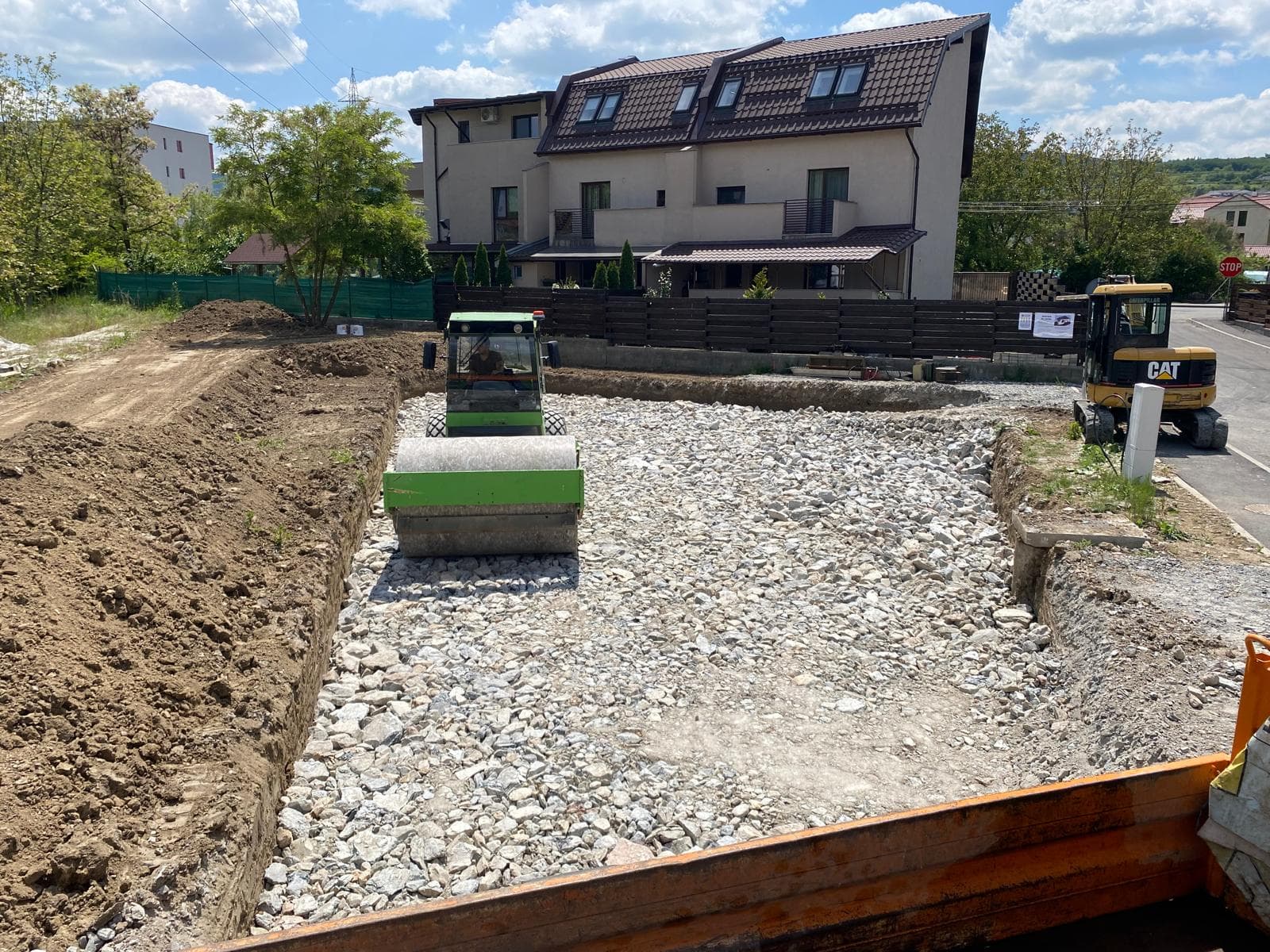 Compactare straturi suport